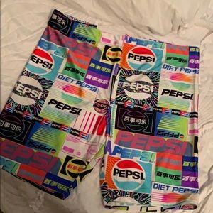 Forever 21 Pepsi Collection Biker Shorts 3XL